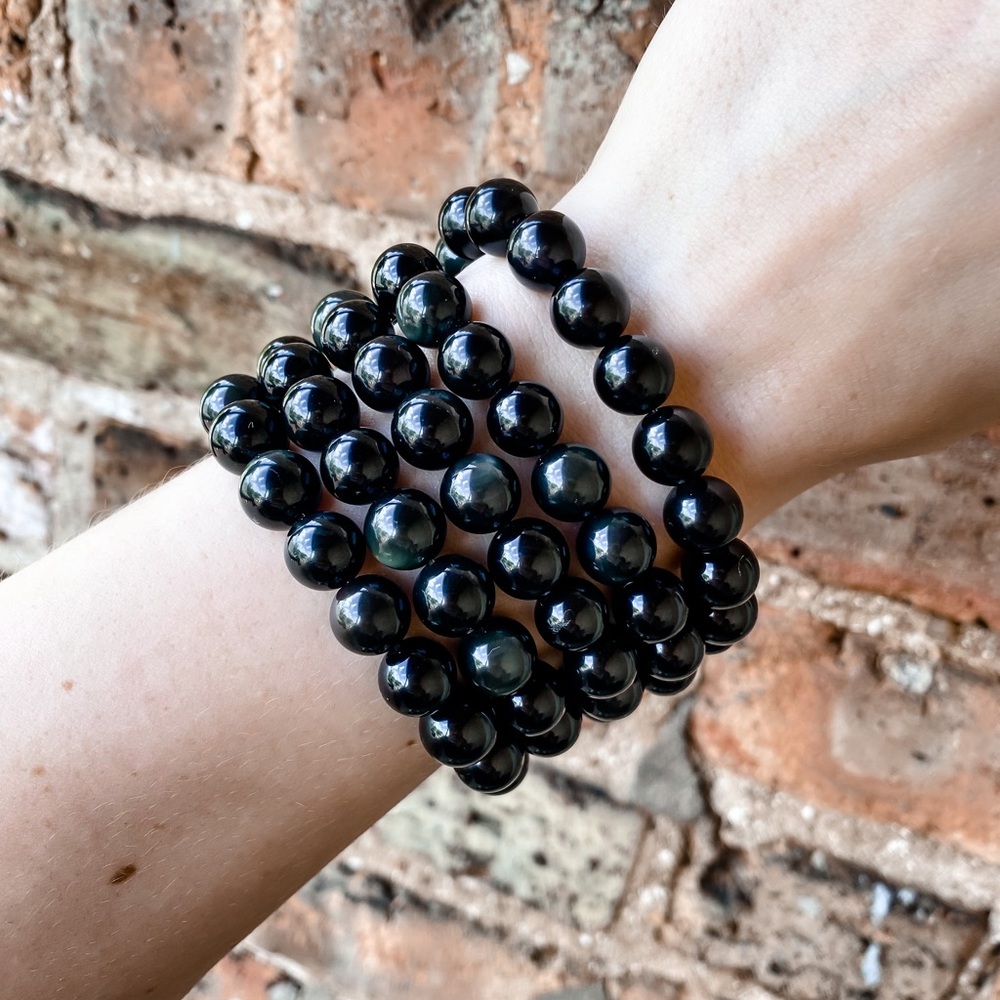 Obsidian bracelet/s